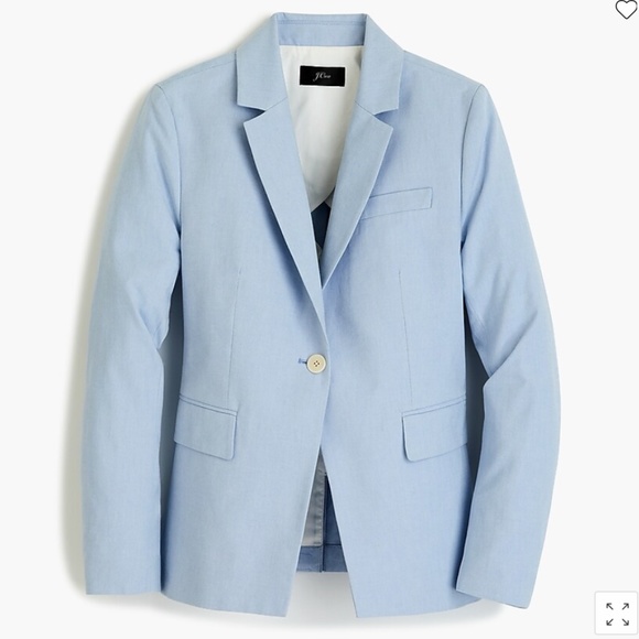 J. Crew Jackets & Blazers - J.Crew Slim single-button blazer in Italian cotton - Size 8
